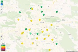 Рівень забруднення атмосфери у Львові