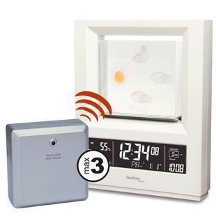 Метеостанція цифрова Technoline WS 6620 з бездротовим датчиком, біла: фото 1 із 8