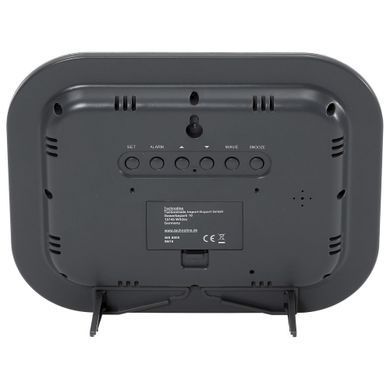 Часы настенные Technoline WS 8005, серебристо-черные: фото 4 из 4