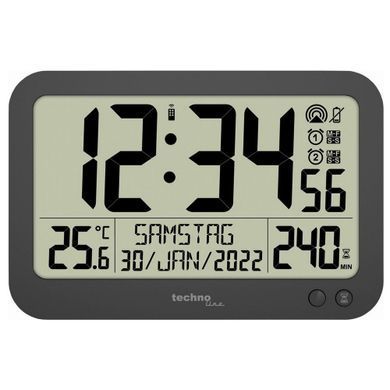 Часы настенные Technoline WS 8026 чёрные: фото 2 из 4