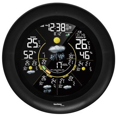 Метеостанція Technoline Tuya Smart/SmartLife WD 3040 Black: фото 3 із 5