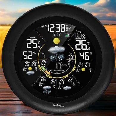 Метеостанція Technoline Tuya Smart/SmartLife WD 3040 Black: фото 2 із 5
