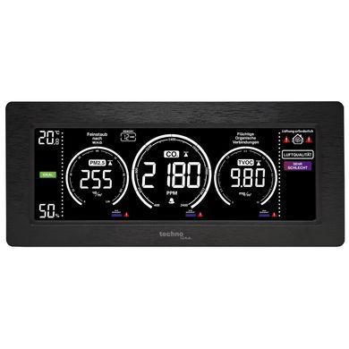 Монітор якості повітря Technoline WL 1035 Black: фото 4 із 11
