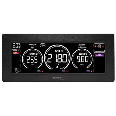 Монітор якості повітря Technoline WL 1035 Black: фото 7 із 11
