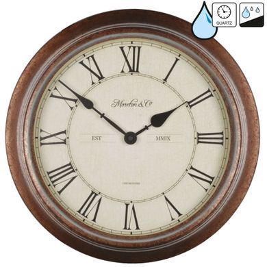 Часы настенные Technoline WT 7006, коричневые: фото 2 из 3