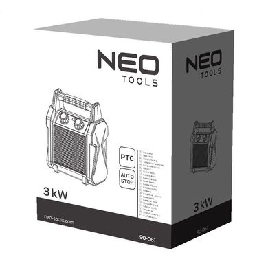 Тепловентилятор керамический переносной Neo Tools 90-061