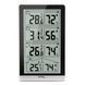 Термогигрометр цифровой Technoline WS 7060 с тремя датчиками черный