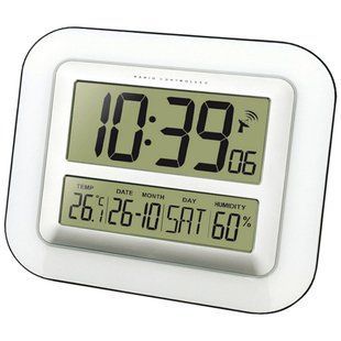 Часы настенные Technoline WS 8006, серебристые: фото 1 из 4
