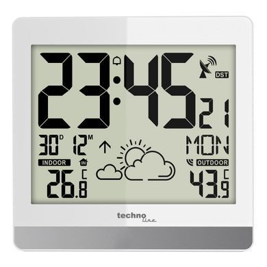 Часы настенные Technoline WS 8119 белые: фото 2 из 3