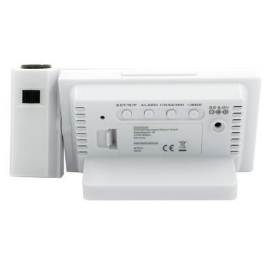 Часы проекционные Technoline WT 537, белые: фото 4 из 5
