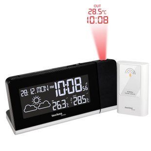 Часы проекционные Technoline WT 539, черные: фото 1 из 9