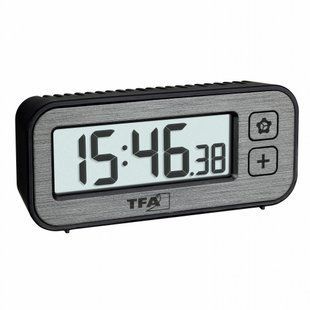 Мінібудильник TFA SWITCH 60.2039.10 сірий: фото 1 із 6