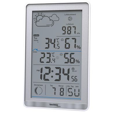 Метеостанція Technoline WS 9218 Silver: фото 4 із 9