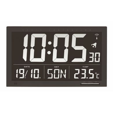 Цифровые радиоконтролируемые часы TFA 60.4505 XL с термометром: фото 2 из 3