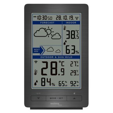 Метеостанція Technoline WS 9485 Grey: фото 5 із 6