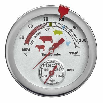 Термометр для м&rsquo;яса та духовки TFA 14.1027 сріблястий: фото 2 із 3