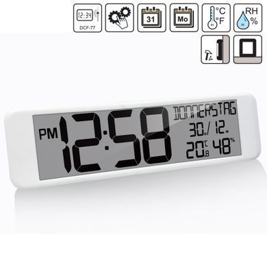 Часы настенные Technoline WS 8120 белые: фото 2 из 4