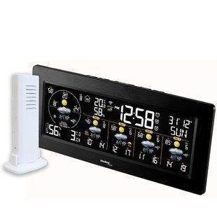 Метеостанція цифрова Wi‑Fi Technoline DirektWetter WD 3050 з бездротовим датчиком, антрацитова: фото 1 із 7