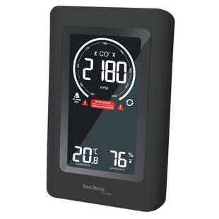 Монітор якості повітря CO₂ Technoline WL 1030, чорний: фото 1 із 6