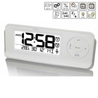 Годинник настільний Technoline WT 498S білий: фото 4 із 4