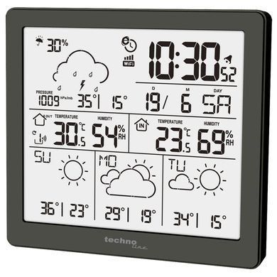 Метеостанція Technoline DirektWetter WD 2200 Black: фото 2 із 10