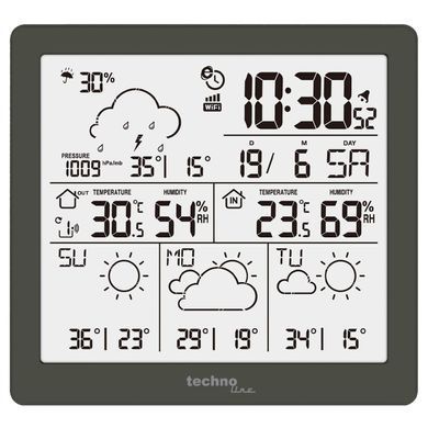 Метеостанція Technoline DirektWetter WD 2200 Black: фото 3 із 10