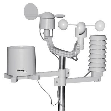 Метеостанция цифровая Technoline WS 1700 с комплектом внешних датчиков, черная: фото 4 из 6