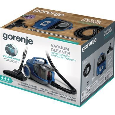Пилосос контейнерний Gorenje VCEA01GACBUCY: фото 9 із 9