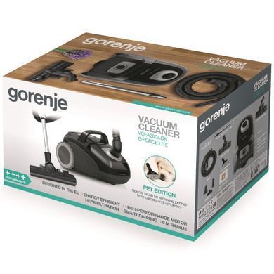Пилосос з мішком Gorenje VCEA28GLBK: фото 8 із 8