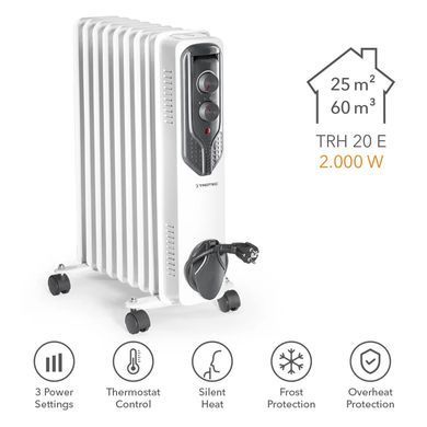 Масляный радиатор TROTEC TRH 20 E: фото 3 из 11