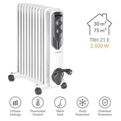 Масляний радіатор TROTEC TRH 21 E: фото 8 із 9