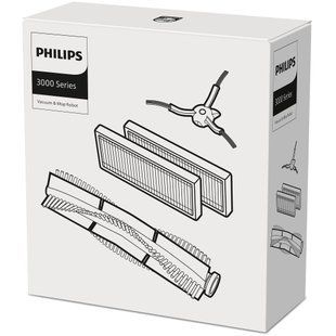 Комплект змінних фільтрів та змінна щітка для роботів-пилососів PHILIPS XV1433/00: фото 1 із 2