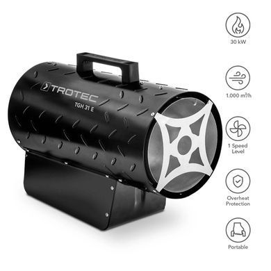 Газовая тепловая пушка TROTEC TGH 31 E: фото 5 из 7