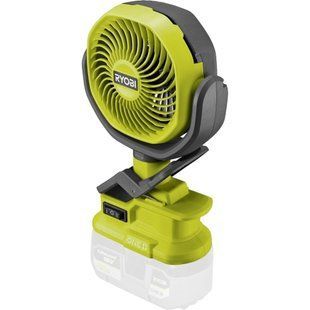 Аккумуляторный вентилятор-клипса Ryobi ONE+ RCF18-0: фото 1 из 4
