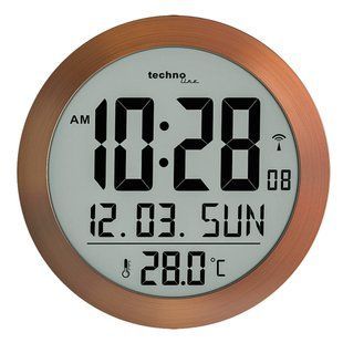 Часы настенные Technoline WS 8038, медные: фото 1 из 5
