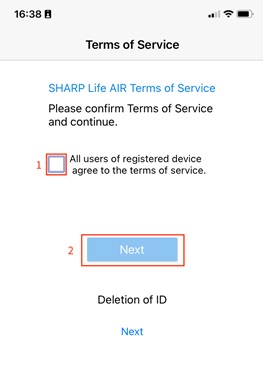 Sharp Life Air iPhone