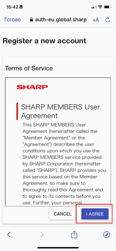 Sharp Life Air iPhone